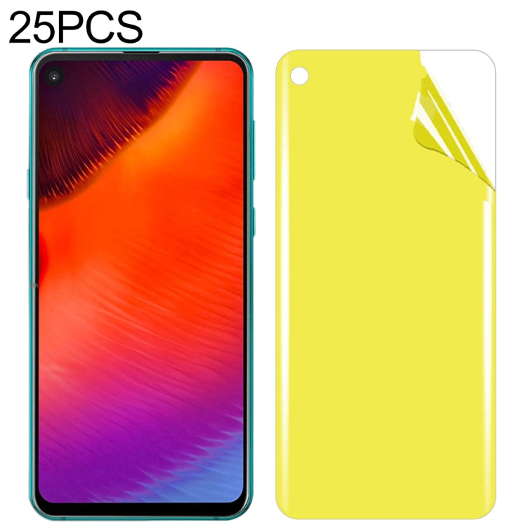 25 PCS For Galaxy A8s Soft TPU Full Coverage Front Screen Protector