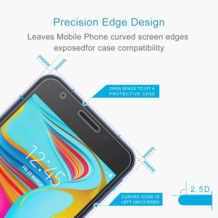10 PCS 2.5D Non-Full Screen Tempered Glass Film for Galaxy A2 Core