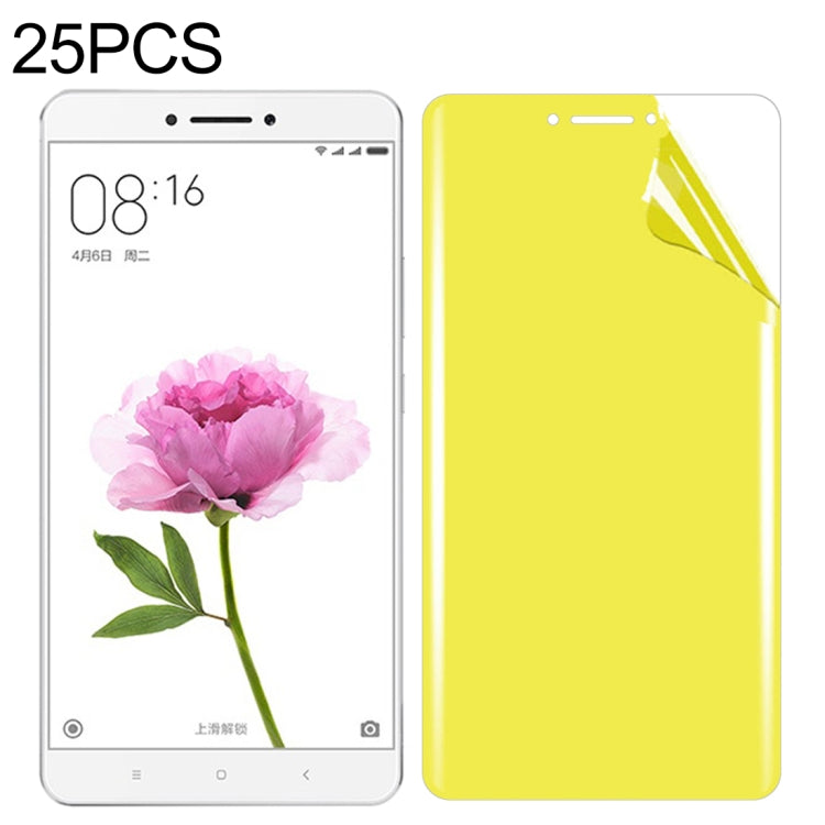 25 PCS For Xiaomi Mi Max Soft TPU Full Coverage Front Screen Protector