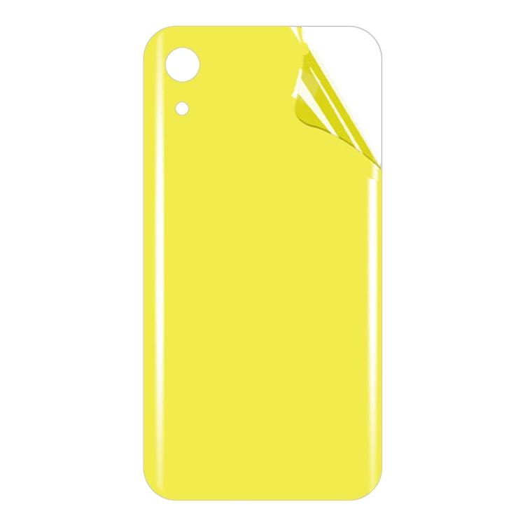 For iPhone XR Soft TPU Full Coverage Back Screen Protector