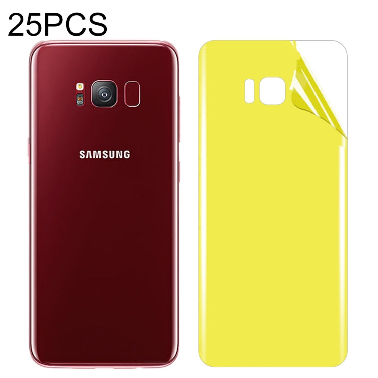25 PCS For Galaxy S8 Soft TPU Full Coverage Back Screen Protector
