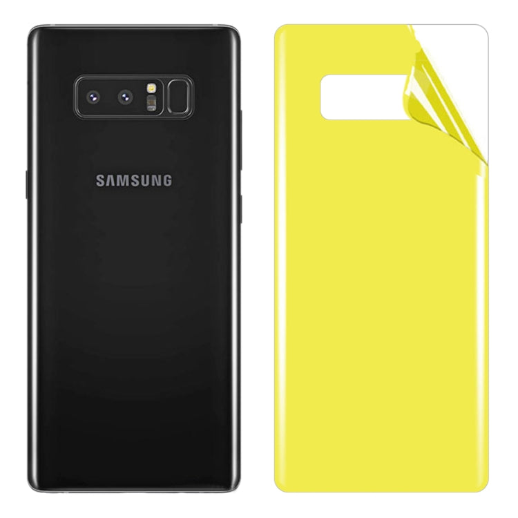 For Galaxy Note 8 Soft TPU Full Coverage Back Screen Protector