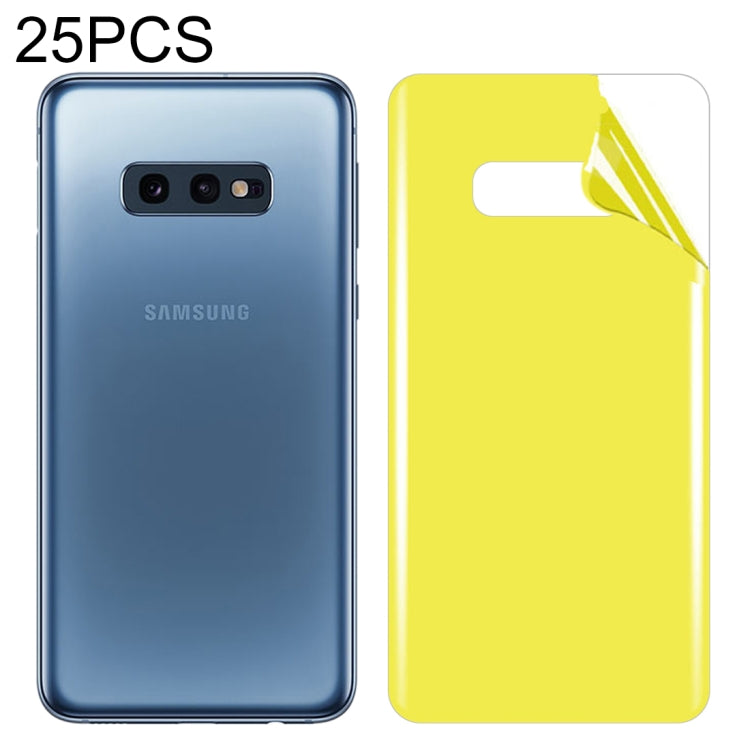 25 PCS For Galaxy S10e Soft TPU Full Coverage Back Screen Protector