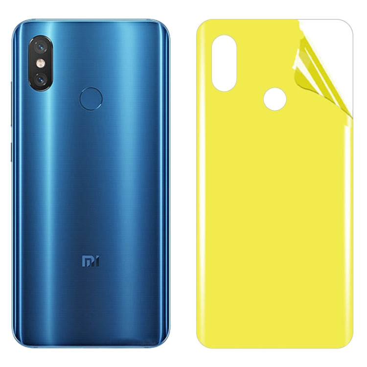 For Xiaomi Mi 8 Soft TPU Full Coverage Back Screen Protector