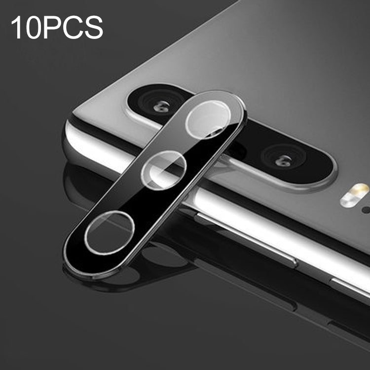 10 PCS Titanium Alloy Metal Camera Lens Protector Tempered Glass Film for Huawei P30
