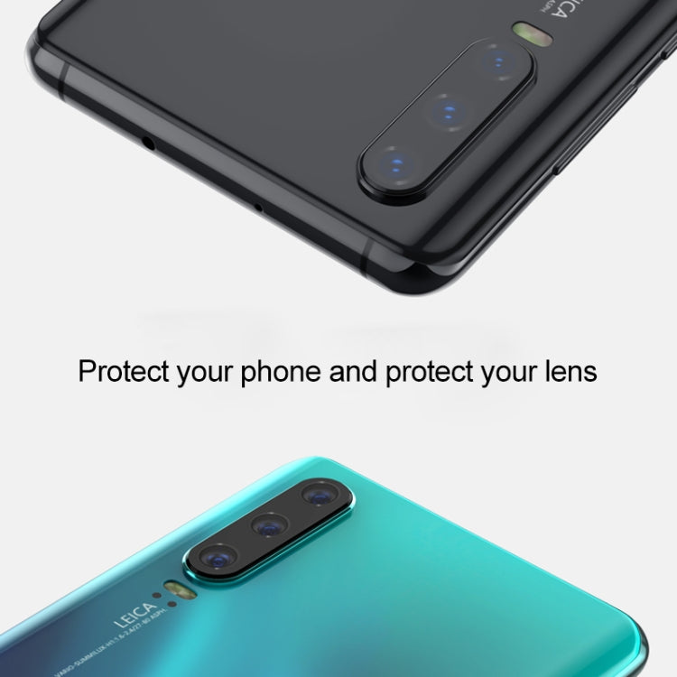 10 PCS Titanium Alloy Metal Camera Lens Protector Tempered Glass Film for Huawei P30