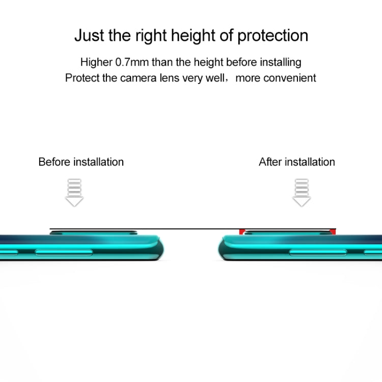 Titanium Alloy Metal Camera Lens Protector Tempered Glass Film for Huawei P30