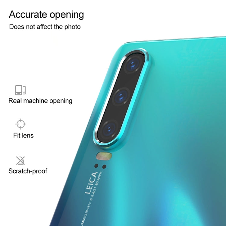 Titanium Alloy Metal Camera Lens Protector Tempered Glass Film for Huawei P30