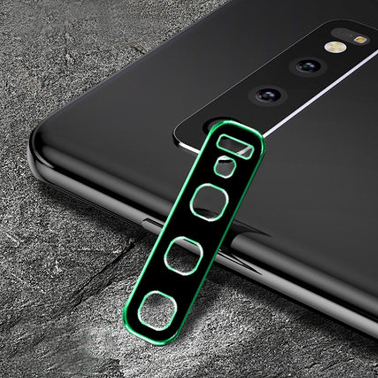 10 PCS Titanium Alloy Metal Camera Lens Protector Tempered Glass Film for Galaxy S10 / S10+