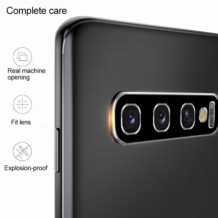 Titanium Alloy Metal Camera Lens Protector Tempered Glass Film for Galaxy S10 / S10+