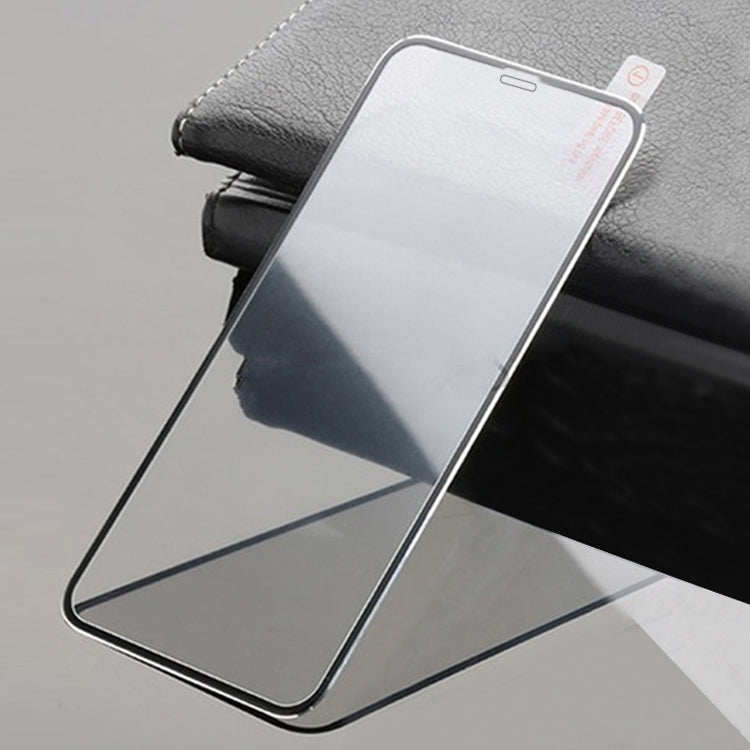 For iPhone 11 / XR Titanium Alloy Metal Edge Full Coverage Front Tempered Glass Screen Protector