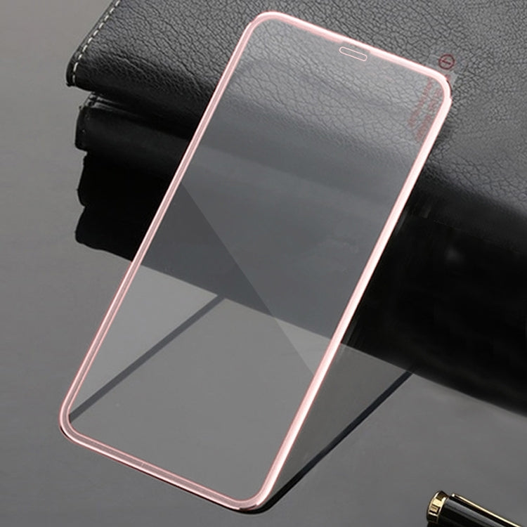 For iPhone 11 / XR Titanium Alloy Metal Edge Full Coverage Front Tempered Glass Screen Protector