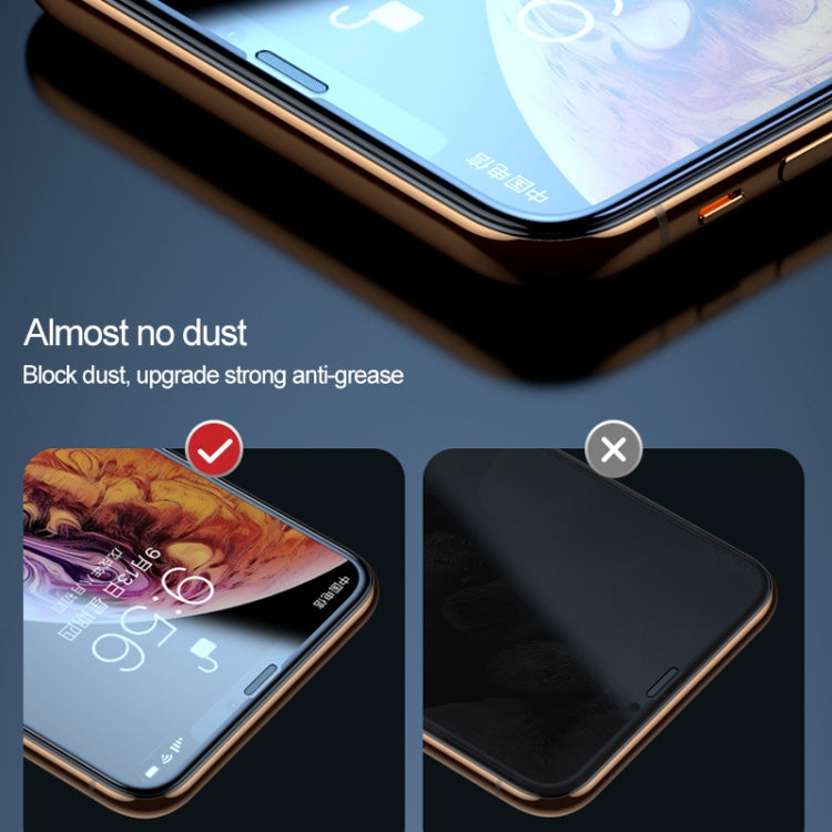 For iPhone 11 / XR Titanium Alloy Metal Edge Full Coverage Front Tempered Glass Screen Protector