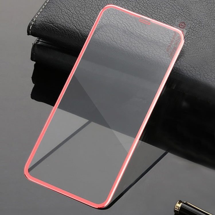 For iPhone 11 Pro Max / XS Max Titanium Alloy Metal Edge Full Coverage Front Tempered Glass Screen Protector