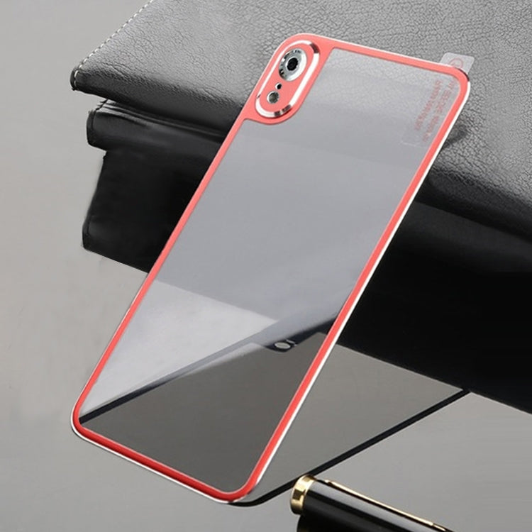 For iPhone XR Titanium Alloy Metal Edge Full Coverage Back Tempered Glass Screen Protector