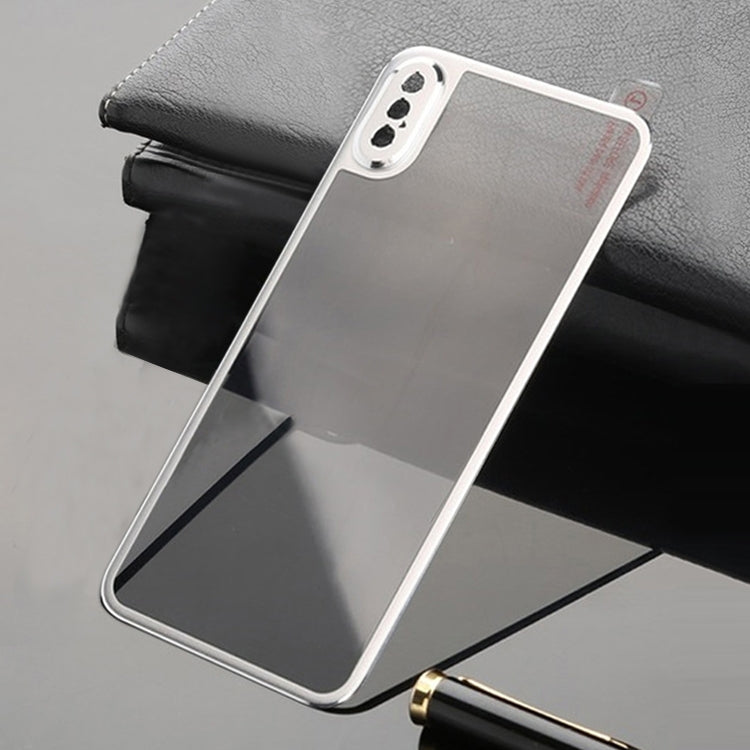 For iPhone XS / X 25pcs Titanium Alloy Metal Edge Full Coverage Back Tempered Glass Screen Protector