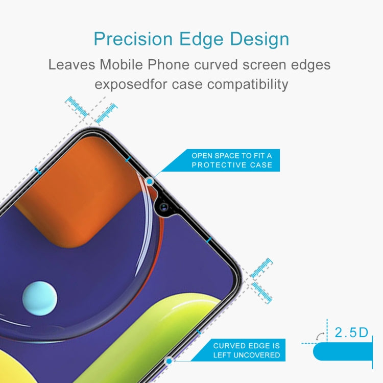 For Galaxy A50s 2.5D Non-Full Screen Tempered Glass Film