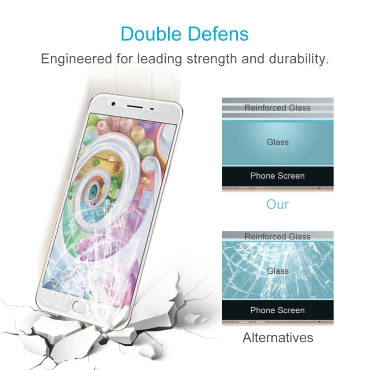 For OPPO F1s 0.26mm 9H Surface Hardness 2.5D Explosion-proof Tempered Glass Screen Film