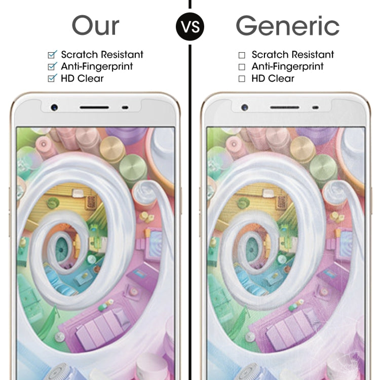 2 PCS for Oppo F1s 0.26mm 9H Surface Hardness 2.5D Explosion-proof Tempered Glass Screen Film