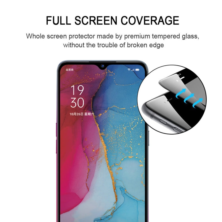 For OPPO Reno 3 / Reno3 Youth 9H 2.5D Full Screen Tempered Glass Film
