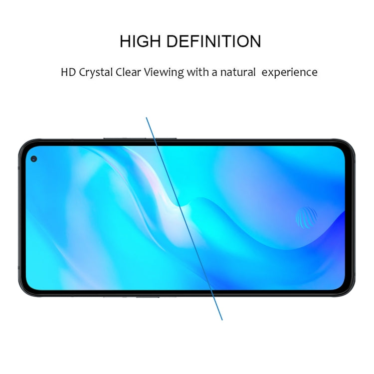 For Vivo X30 Full Glue Full Cover Screen Protector Tempered Glass Film