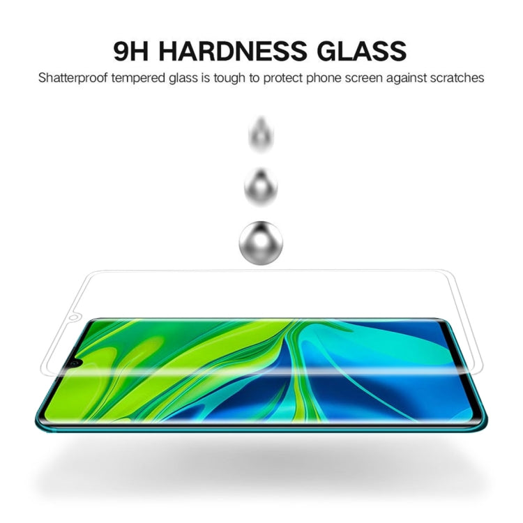It is suitable for xiaomi CC9 Pro 3D tempered glass film with plastic curved edge and full screen
