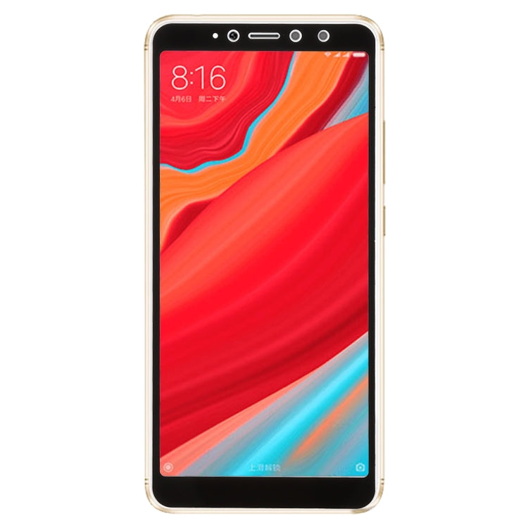 0.3mm 9H Surface Hardness 2.5D Curved Edge Full Screen Full Glue Tempered Glass Film for Xiaomi Redmi S2 (Black)