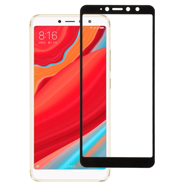 0.3mm 9H Surface Hardness 2.5D Curved Edge Full Screen Full Glue Tempered Glass Film for Xiaomi Redmi S2 (Black)