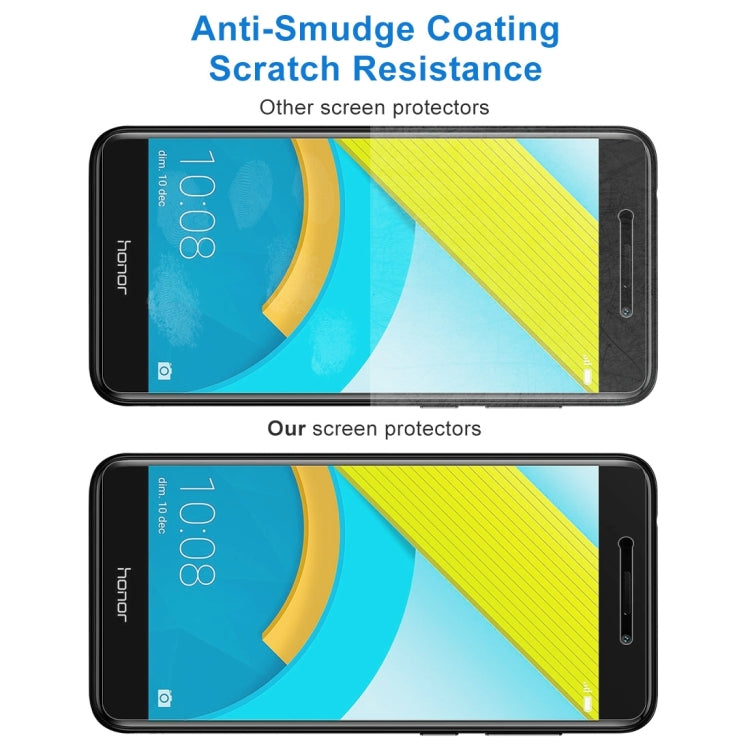 10 PCS for Huawei Honor 6C Pro 0.26mm 9H Surface Hardness 2.5D Explosion-proof Tempered Glass Screen Film