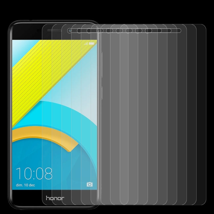 10 PCS for Huawei Honor 6C Pro 0.26mm 9H Surface Hardness 2.5D Explosion-proof Tempered Glass Screen Film