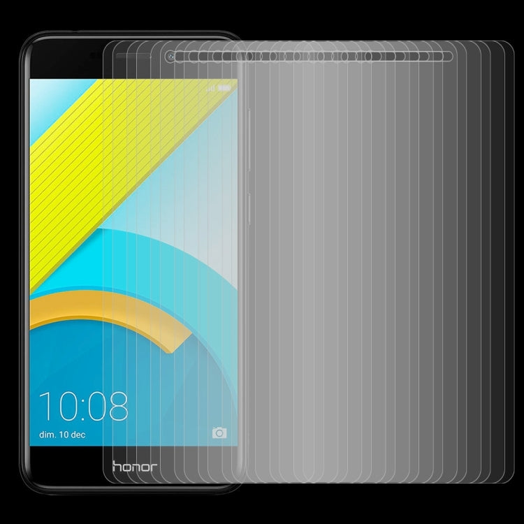 50 PCS for Huawei Honor 6C Pro 0.26mm 9H Surface Hardness 2.5D Explosion-proof Tempered Glass Screen Film, No Retail Package