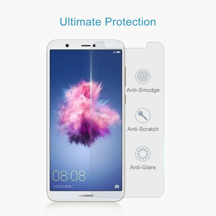 100 PCS for Huawei P smart / Enjoy 7S 0.26mm 9H Surface Hardness 2.5D Curved Tempered Glass Screen Protector Film