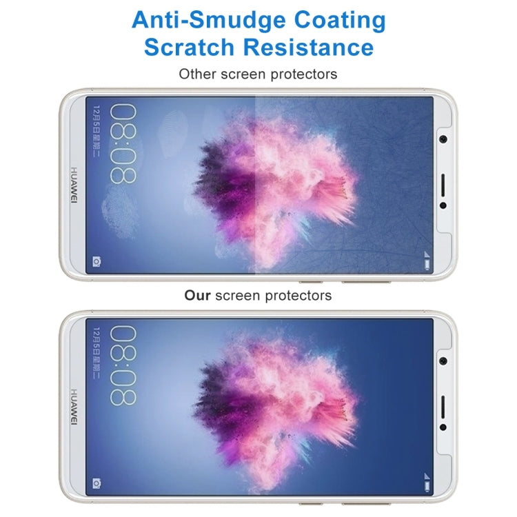 100 PCS for Huawei P smart / Enjoy 7S 0.26mm 9H Surface Hardness 2.5D Curved Tempered Glass Screen Protector Film