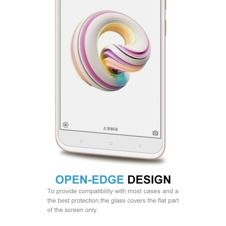 100 PCS for Xiaomi Redmi 5A 0.26mm 9H Surface Hardness 2.5D Curved Edge Tempered Glass Screen Protector