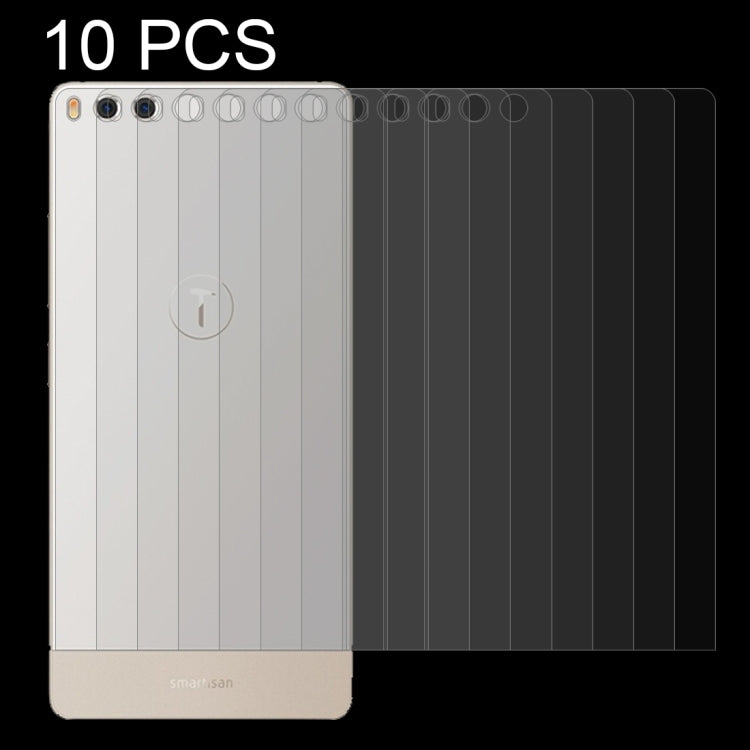 10 PCS for  Smartisan Nut Pro 0.26mm 9H Surface Hardness 2.5D Curved Edge Tempered Glass Back Screen Protector