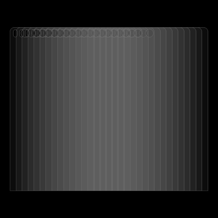 50 PCS for  Smartisan Nut Pro 0.26mm 9H Surface Hardness 2.5D Curved Edge Tempered Glass Back Screen Protector