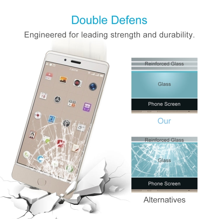 100 PCS Smartisan Nut Pro 0.26mm 9H Surface Hardness 2.5D Curved Edge Tempered Glass Front Screen Protector
