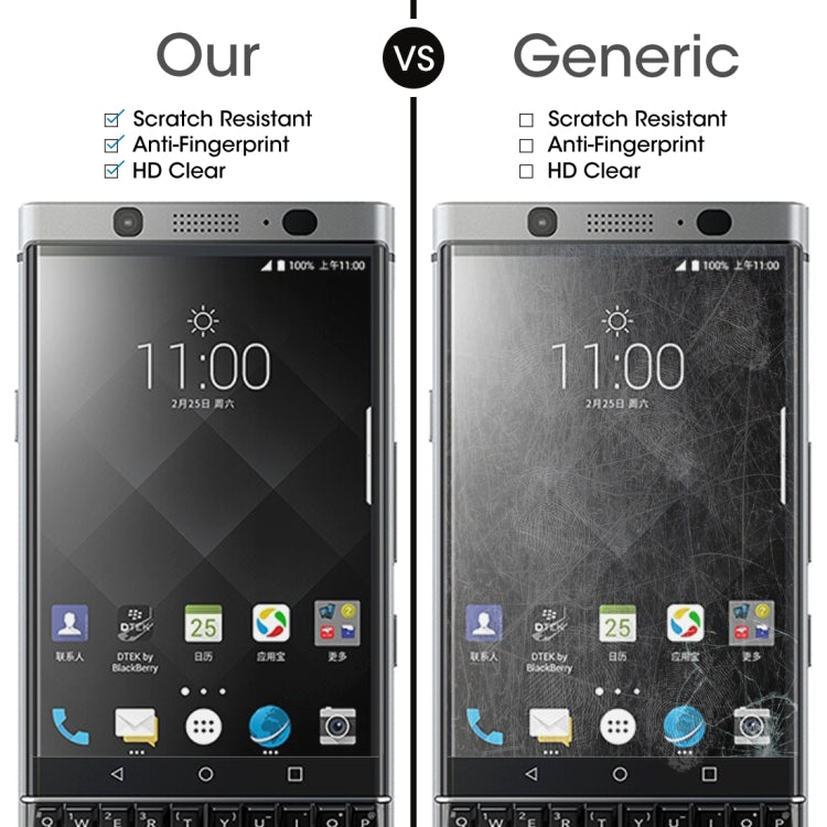 For BlackBerry Keyone 0.26mm 9H Surface Hardness 2.5D Curved Edge Tempered Glass Screen Protector