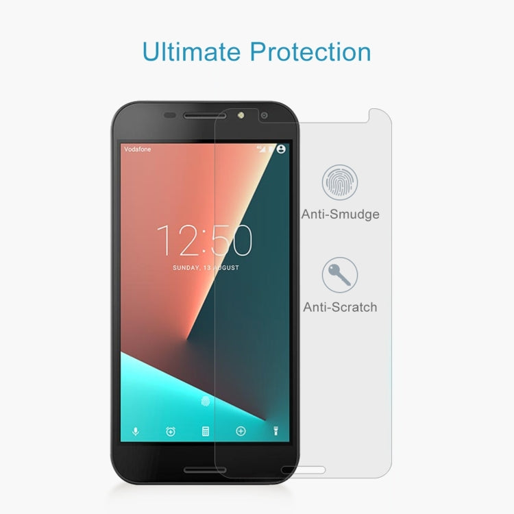 2 PCS for Vodafone Smart N8 0.26mm 9H Surface Hardness 2.5D Curved Edge Tempered Glass Screen Protector