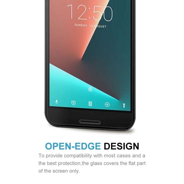 2 PCS for Vodafone Smart N8 0.26mm 9H Surface Hardness 2.5D Curved Edge Tempered Glass Screen Protector