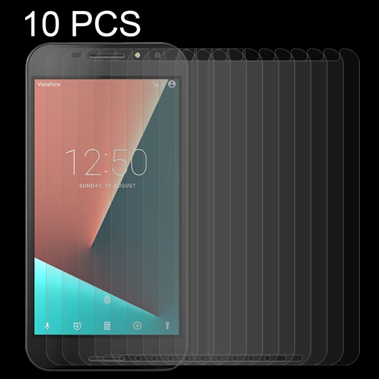 10 PCS for Vodafone Smart N8 0.26mm 9H Surface Hardness 2.5D Curved Edge Tempered Glass Screen Protector