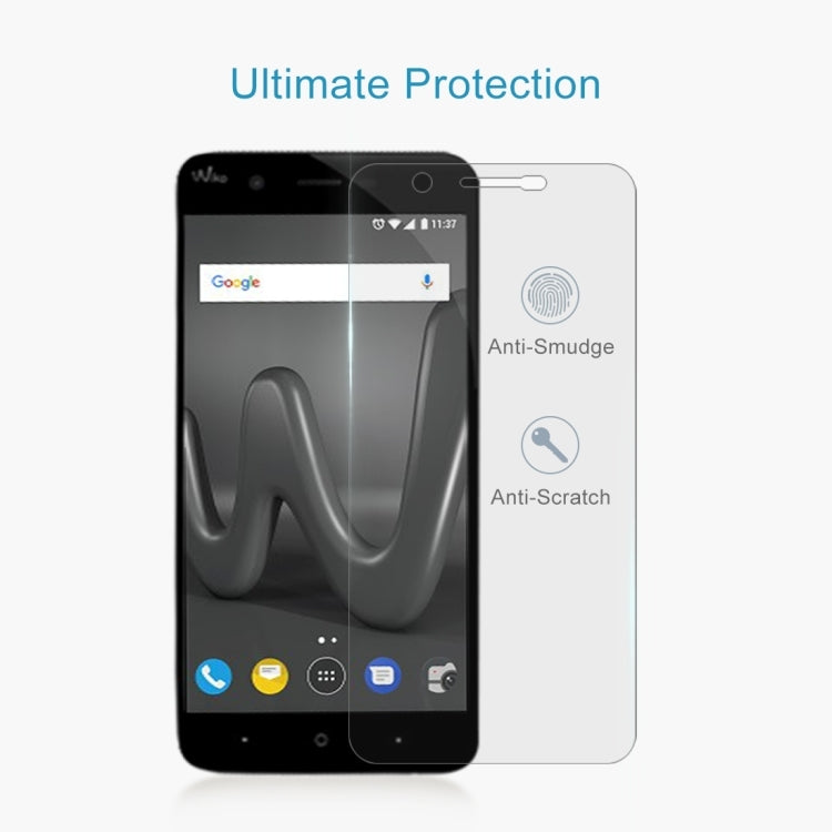 50 PCS for Wiko Harry 0.26mm 9H Surface Hardness 2.5D Curved Edge Tempered Glass Screen Protector