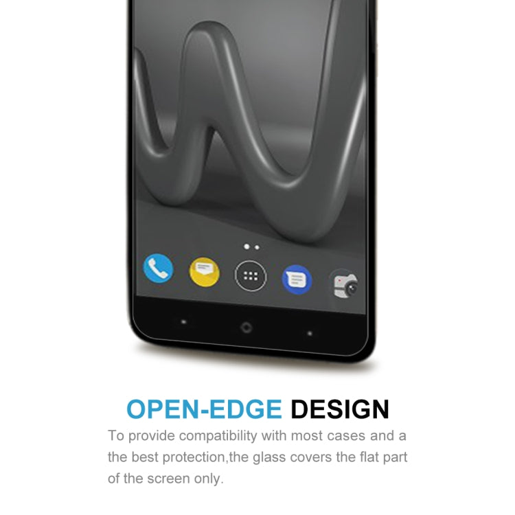 For Wiko Harry 0.26mm 9H Surface Hardness 2.5D Curved Edge Tempered Glass Screen Protector