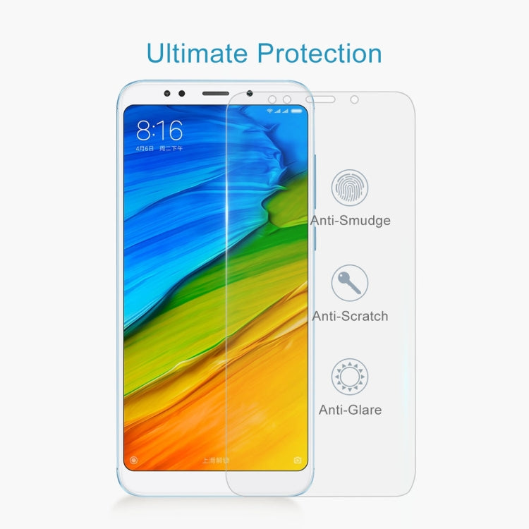 For Xiaomi Redmi 5 Plus  0.26mm 9H Surface Hardness 2.5D Curved Edge Tempered Glass Screen Protector