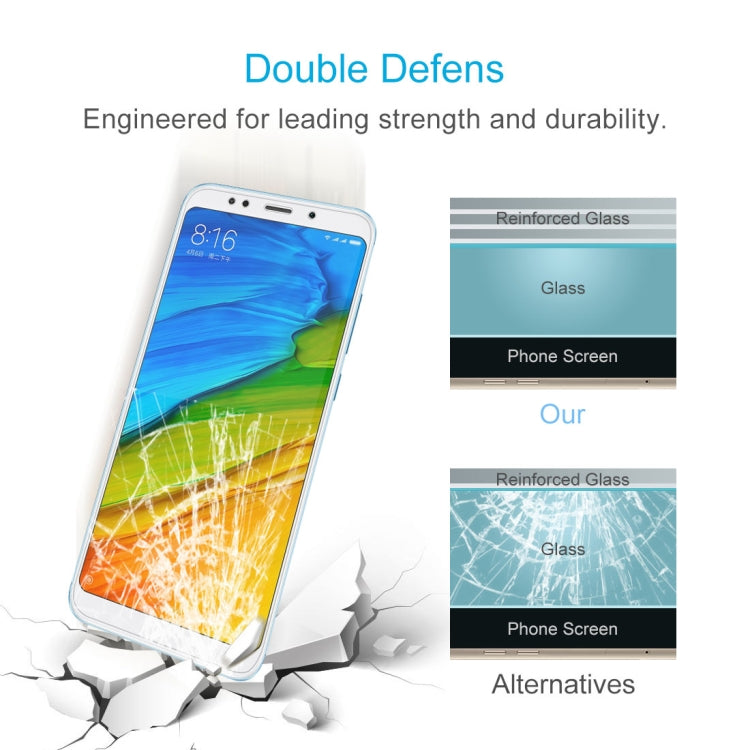 For Xiaomi Redmi 5 Plus  0.26mm 9H Surface Hardness 2.5D Curved Edge Tempered Glass Screen Protector
