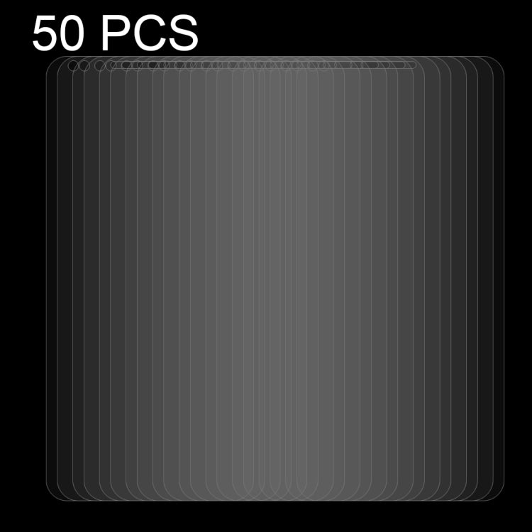 50 PCS for LG Q6+ 0.26mm 9H Surface Hardness 2.5D Curved Edge Tempered Glass Screen Protector