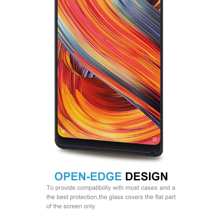 2 PCS for Xiaomi Mi MIX 2 0.26mm 9H Surface Hardness 2.5D Curved Edge Tempered Glass Screen Protector