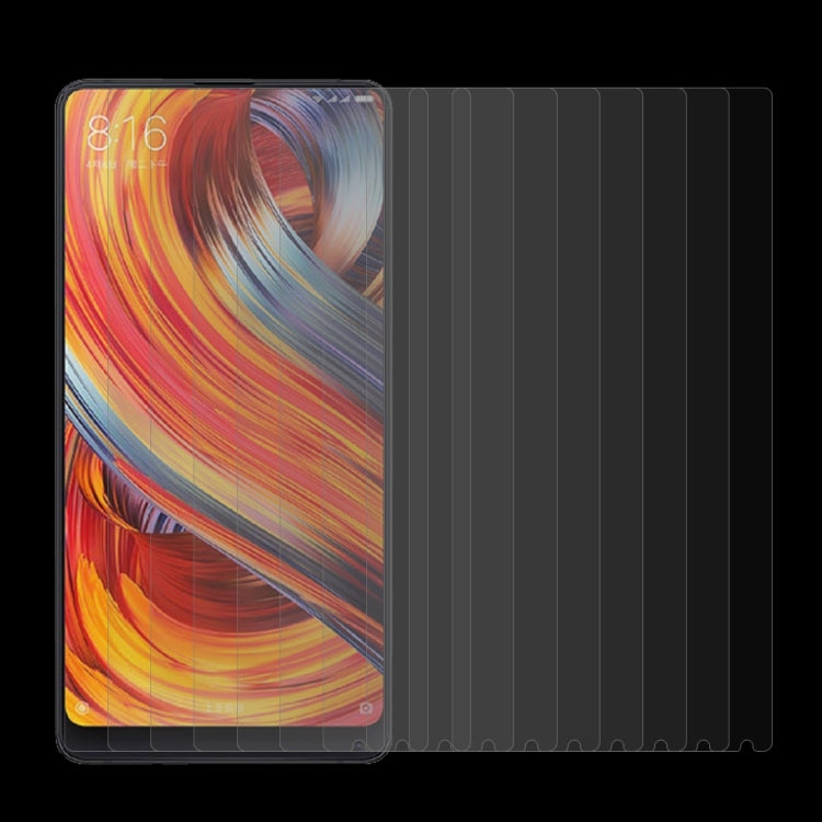 10 PCS for Xiaomi Mi MIX 2 0.26mm 9H Surface Hardness 2.5D Curved Edge Tempered Glass Screen Protector