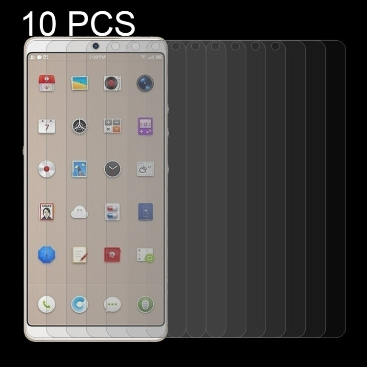 10 PCS for  Smartisan Nut Pro 2 0.26mm 9H Surface Hardness 2.5D Curved Edge Tempered Glass Front Screen Protector