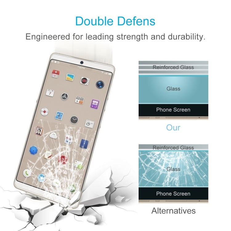 10 PCS for  Smartisan Nut Pro 2 0.26mm 9H Surface Hardness 2.5D Curved Edge Tempered Glass Front Screen Protector